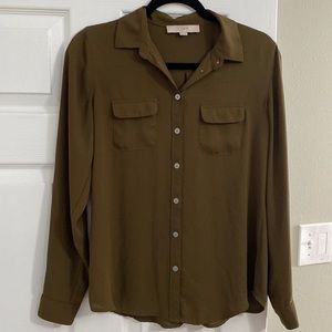 XS LOFT Button down blouse